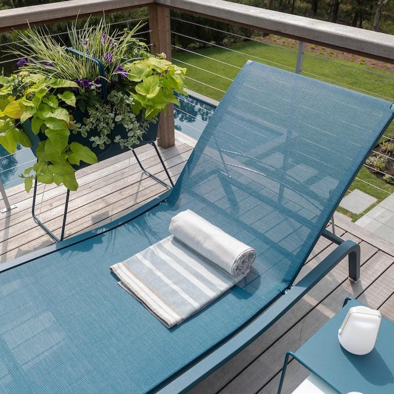 Alize Sunlounger - Stereo Fabric - Sea Green Designs