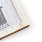 Artemis 5x7 Double Picture Frame in Bone