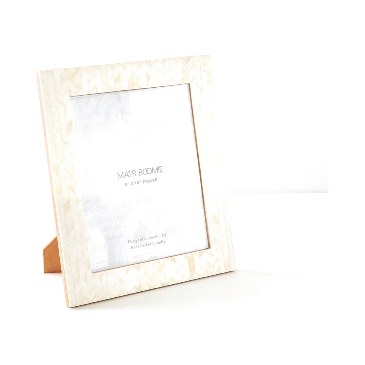 Artemis 8x10 Picture Frame, Carved Bone