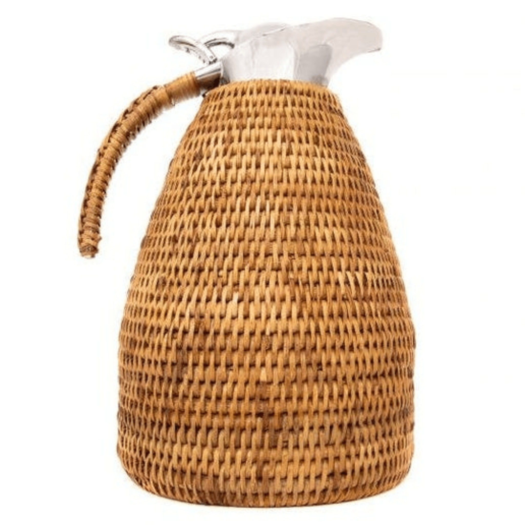 Artifacts Rattan 1.5 Liter Stainless Steel Thermos - Sea Green Designs