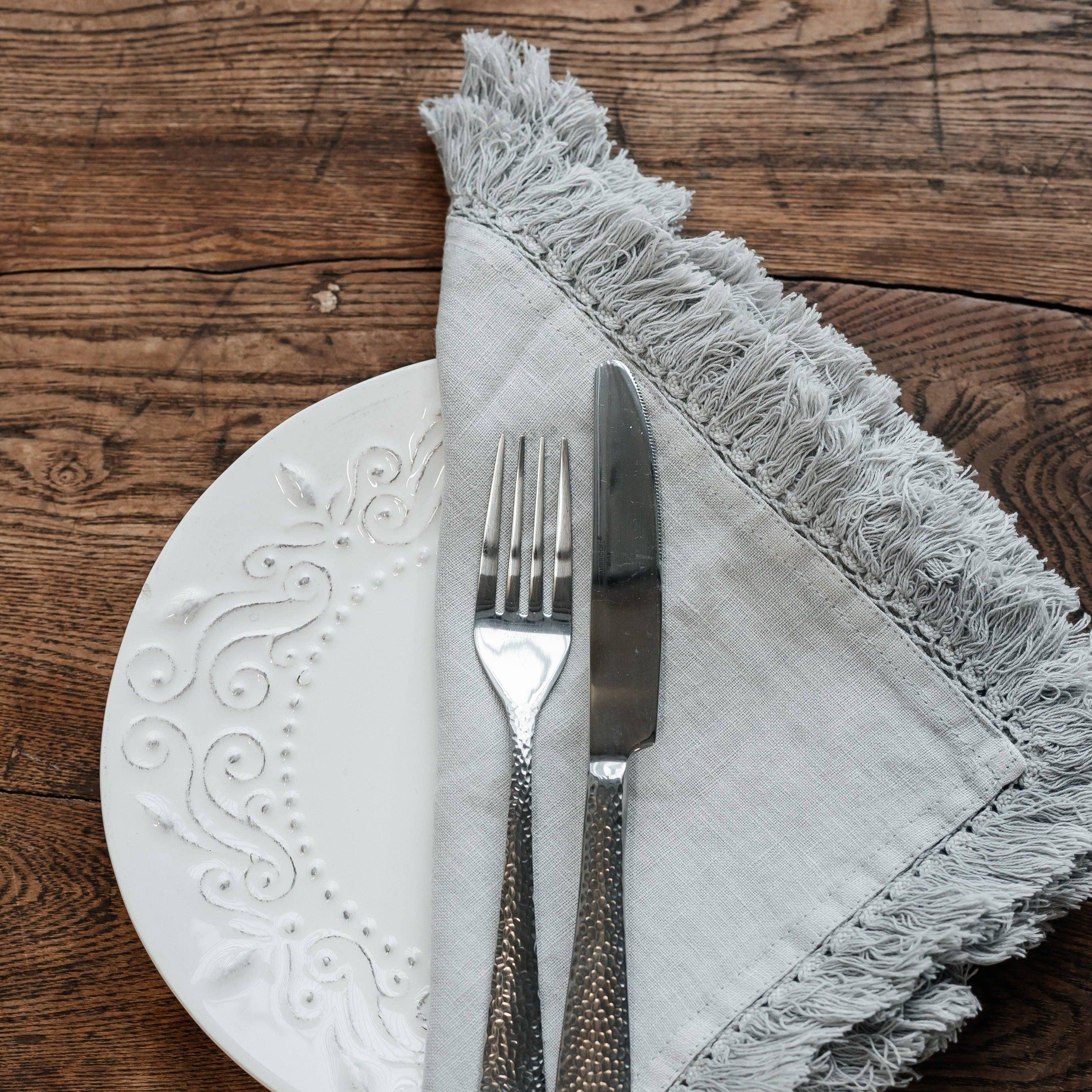 Artisan Linen Napkin (Set of 4) - Sea Green Designs