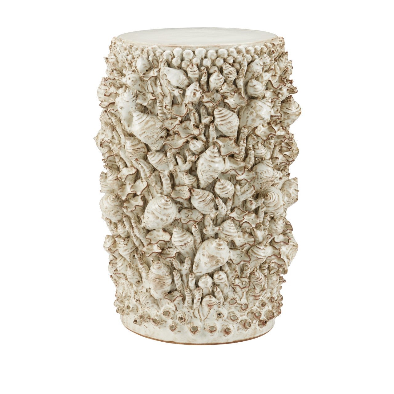 Corfu Ivory Accent Table - Sea Green Designs