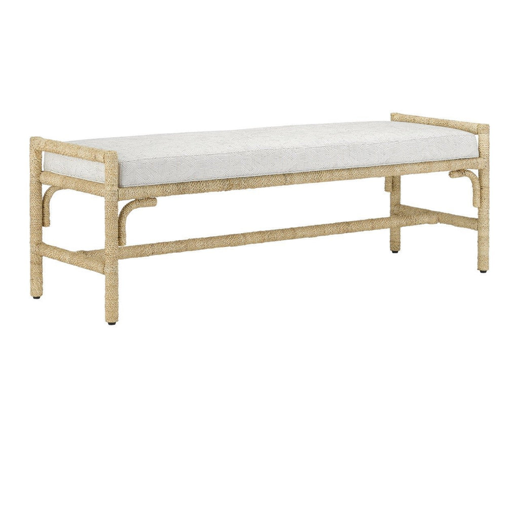 Olisa Natural Bench - Sea Green Designs