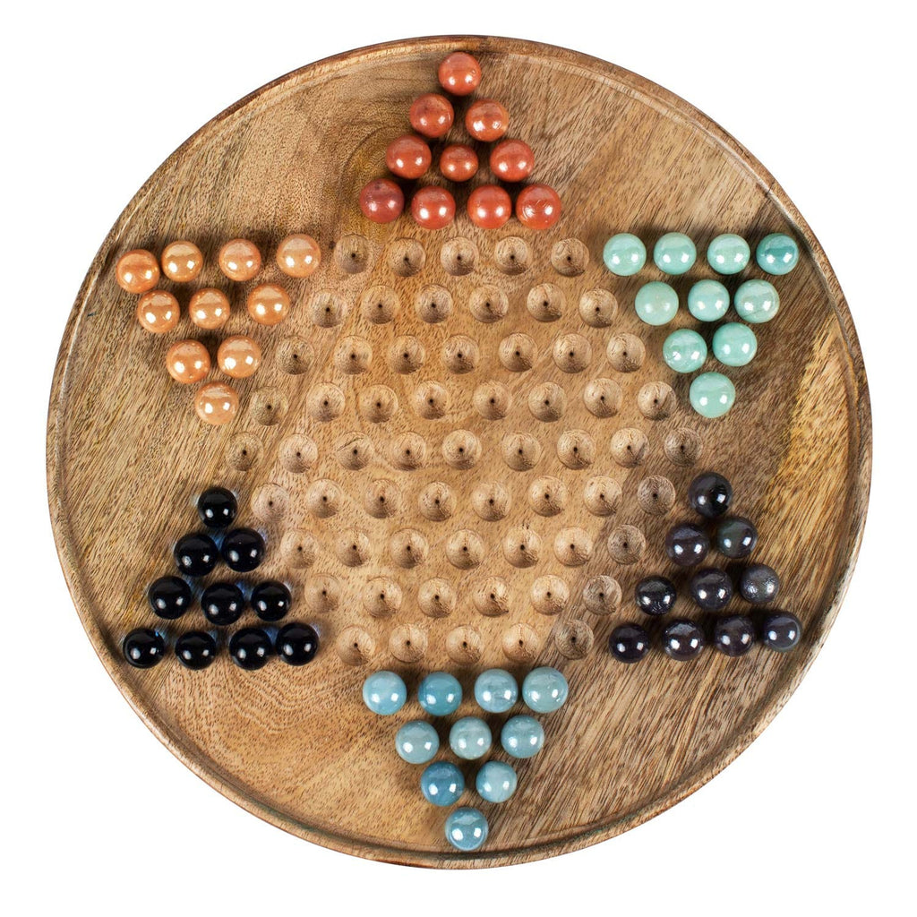 Star Checkers Game - Sea Green Designs