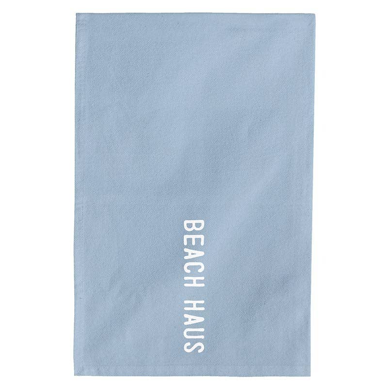 Face to Face Tea Towel - Beach Haus - Sea Green Designs