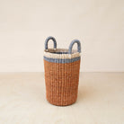 Coral Wicker Basket Vase - Sea Green Designs