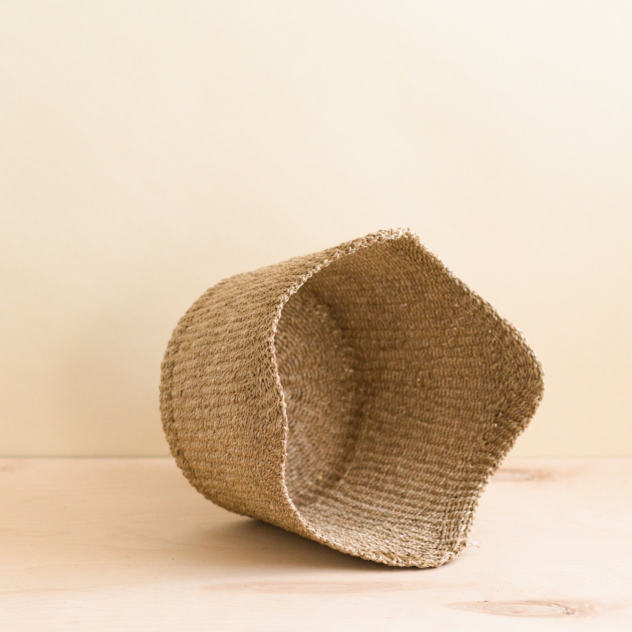 Natural Scallop Basket - Sea Green Designs