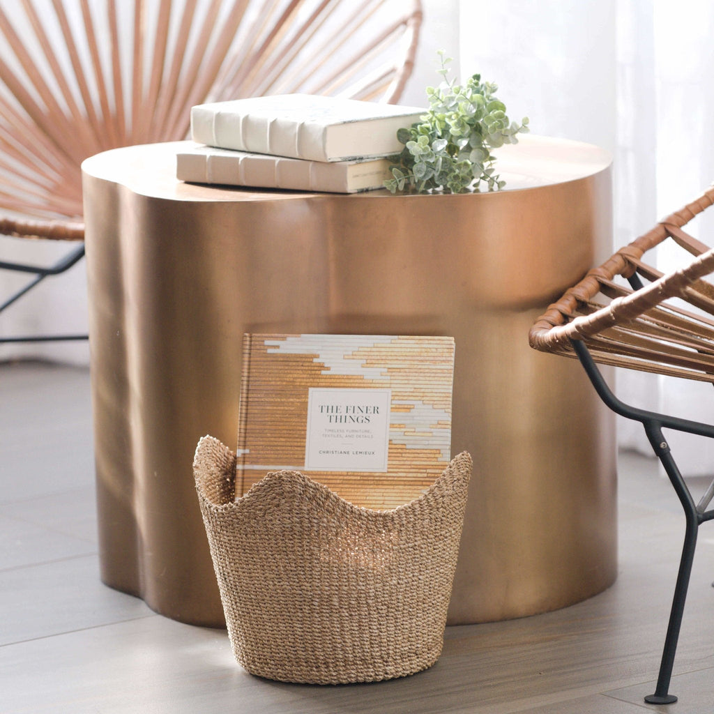 Natural Scallop Basket - Sea Green Designs