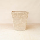 Natural Tapered Square Basket - Sea Green Designs