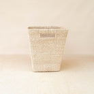 Natural Tapered Square Basket - Sea Green Designs