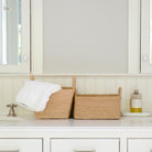 Square Tabletop Basket - Sea Green dEsigns