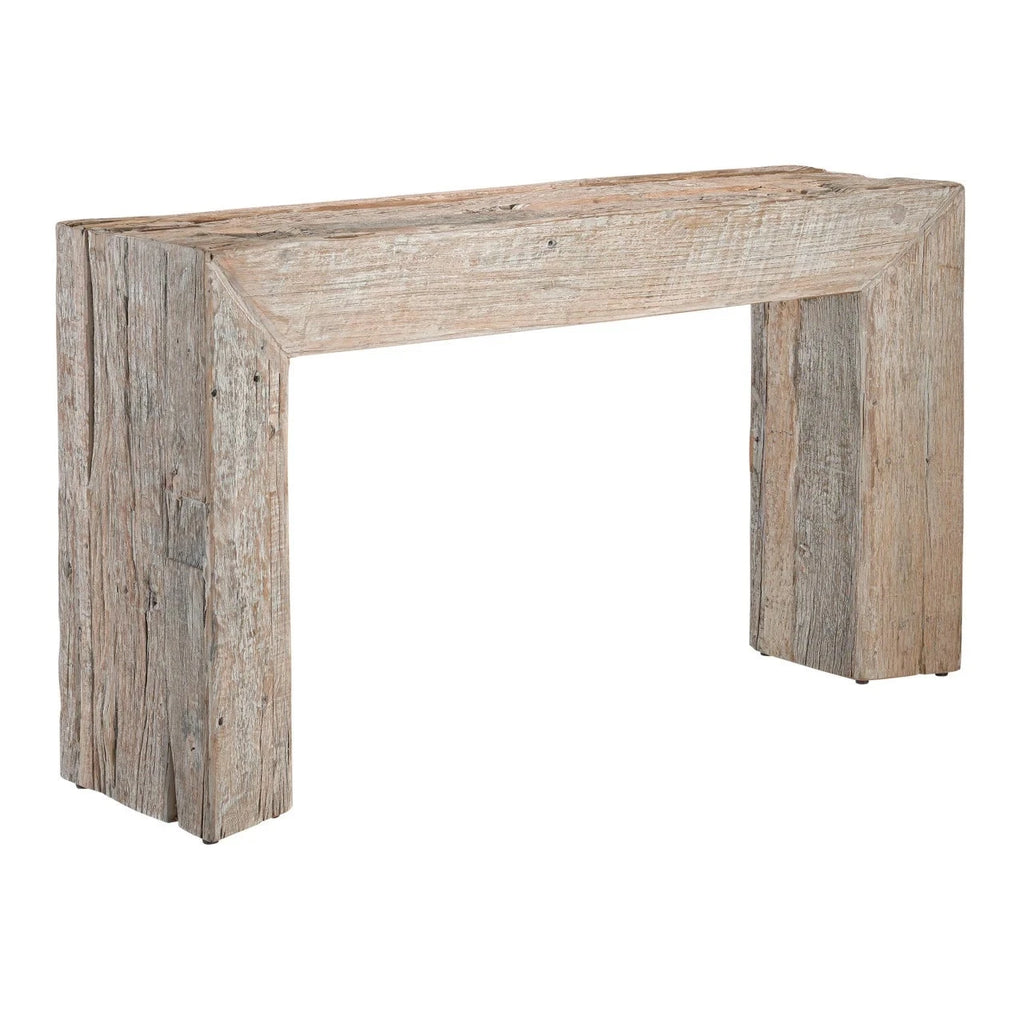 Kanor Whitewash Console Table - Sea Green Designs