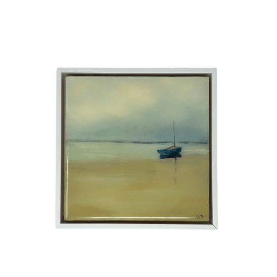 Blue Boat - Resin | Maureen Travers - Sea Green Designs
