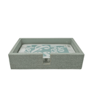 Burlap Napkin Holder in Seafoam - Sea Green Designs