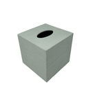 Burlap Tissue Box in Sea Green - Sea Green Designs