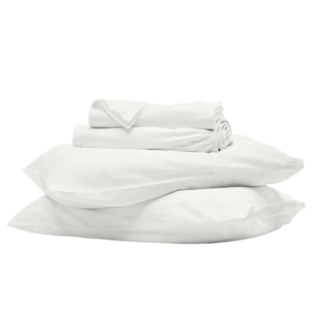 Signature Vintage Washed Sheet Set - Sea Green Designs