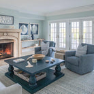 Catskill Cocktail Table in Blueberry Crisp - Sea Green Designs