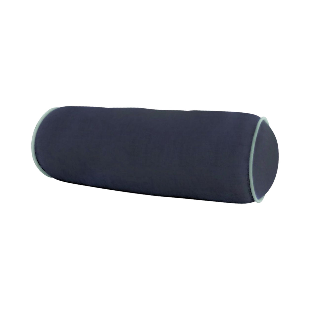 Velvet Bolster Pillow in Cobalt Blue