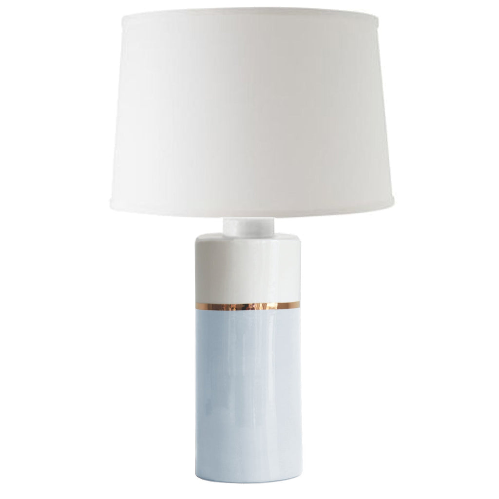 Hydrangea Light Blue Color Block Column Lamp - Sea Green Designs