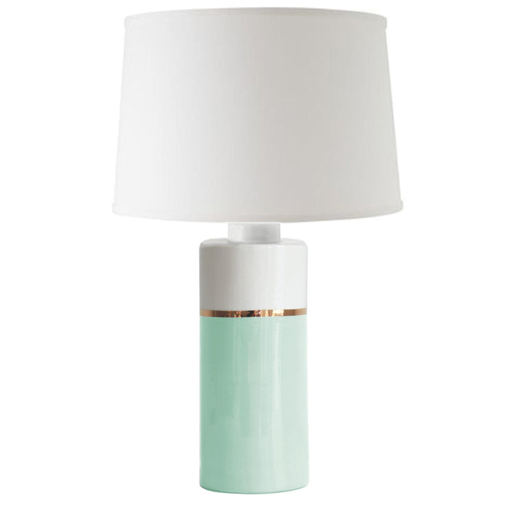 Sea Glass Color Block Column Lamp - Sea Green Designs