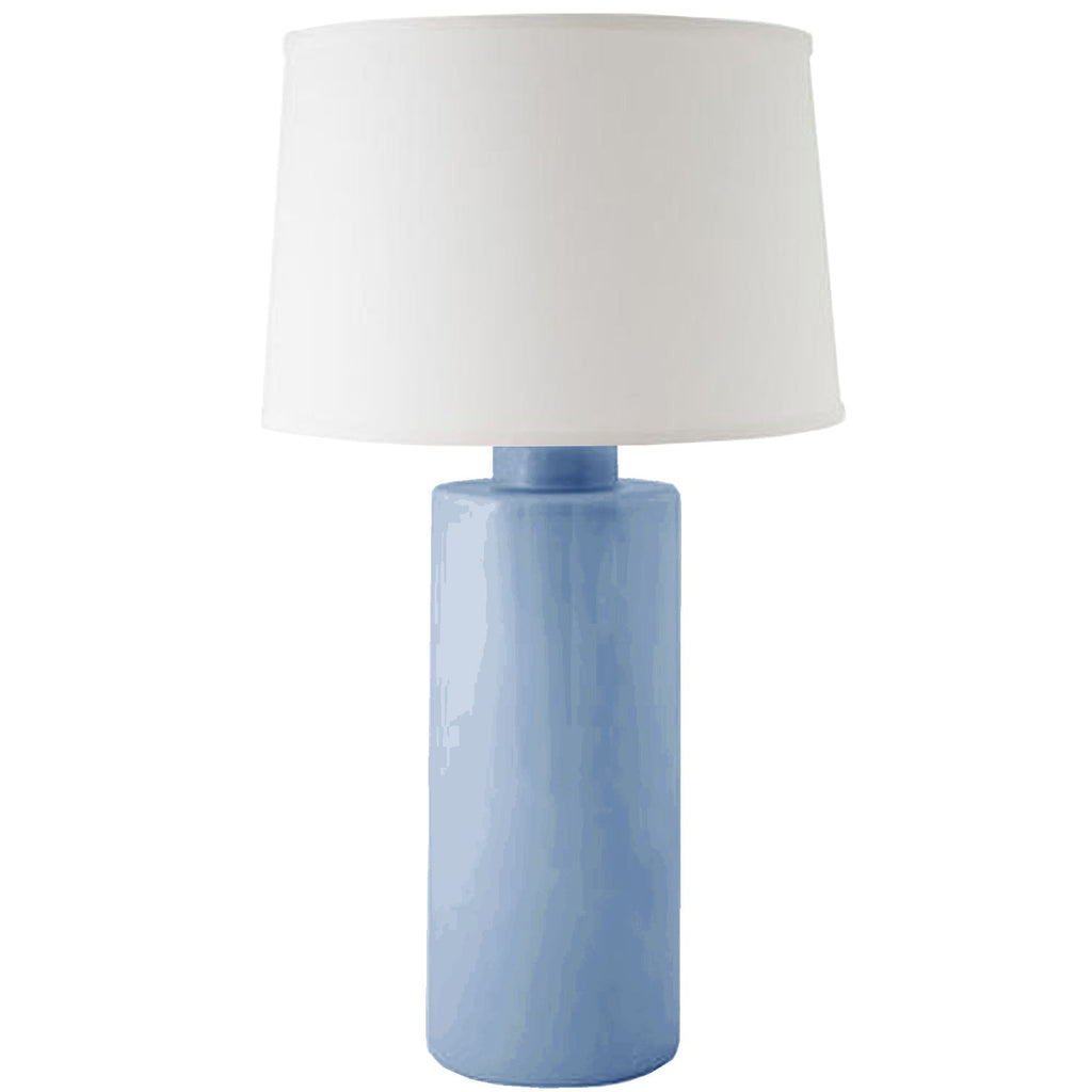 French Blue Solid Column Lamp - Sea Green Designs