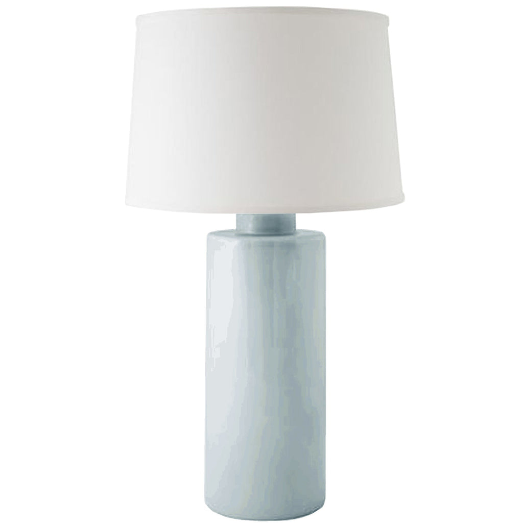 Hydrangea Light Blue Solid Column Lamp - Sea Green Designs