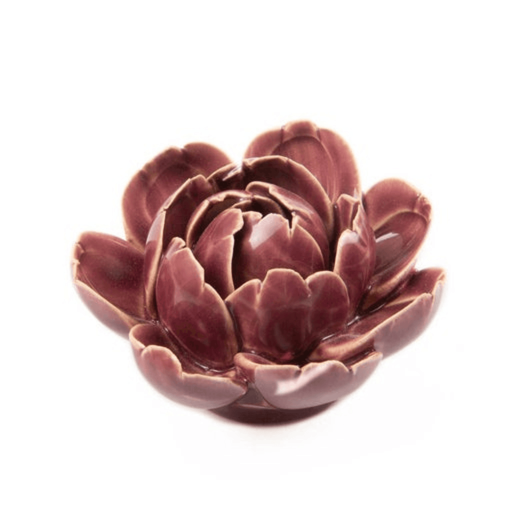 Coral Ceramic Flower: 7 Peony - Sea Green Designs