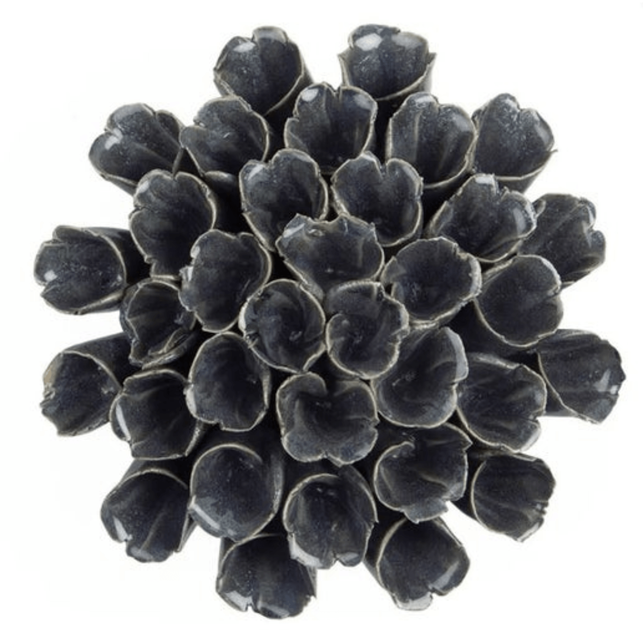 Coral Ceramic Flower: Blue Polyp - Sea Green Designs