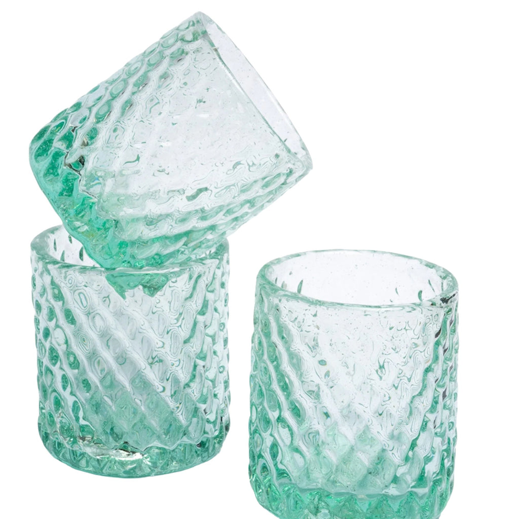 Bruma Clear Glass, Set of 2 - Sea Green Designs