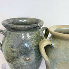 Found Blue/Green Tones Ceramic Amphora Vase - Sea Green Designs