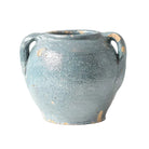 Vintage Inspired Confit Garden Pot, Large, Blue/Green - Sea Green Designs