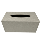 Deco Rectangular Tissue Box in Paderi Marshmellow Wallpaper - Sea Green Designs