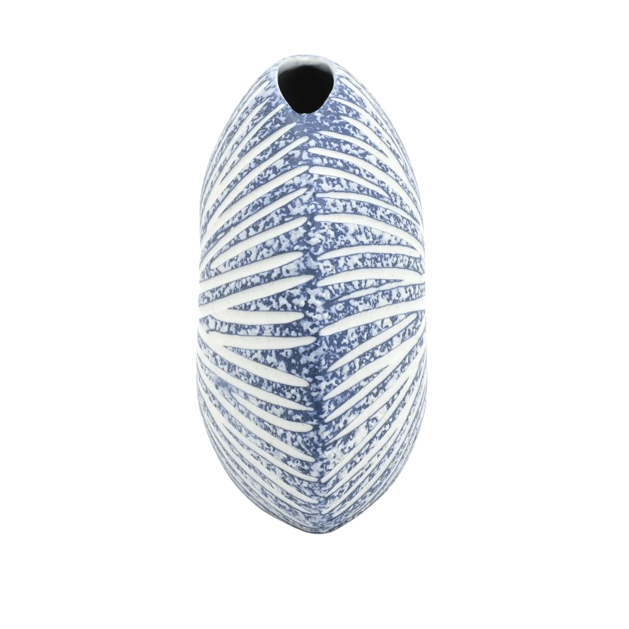 Diva Round Porcelain Bud Vase in Blue - Sea Green DesignsDiva Round Porcelain Bud Vase in Blue