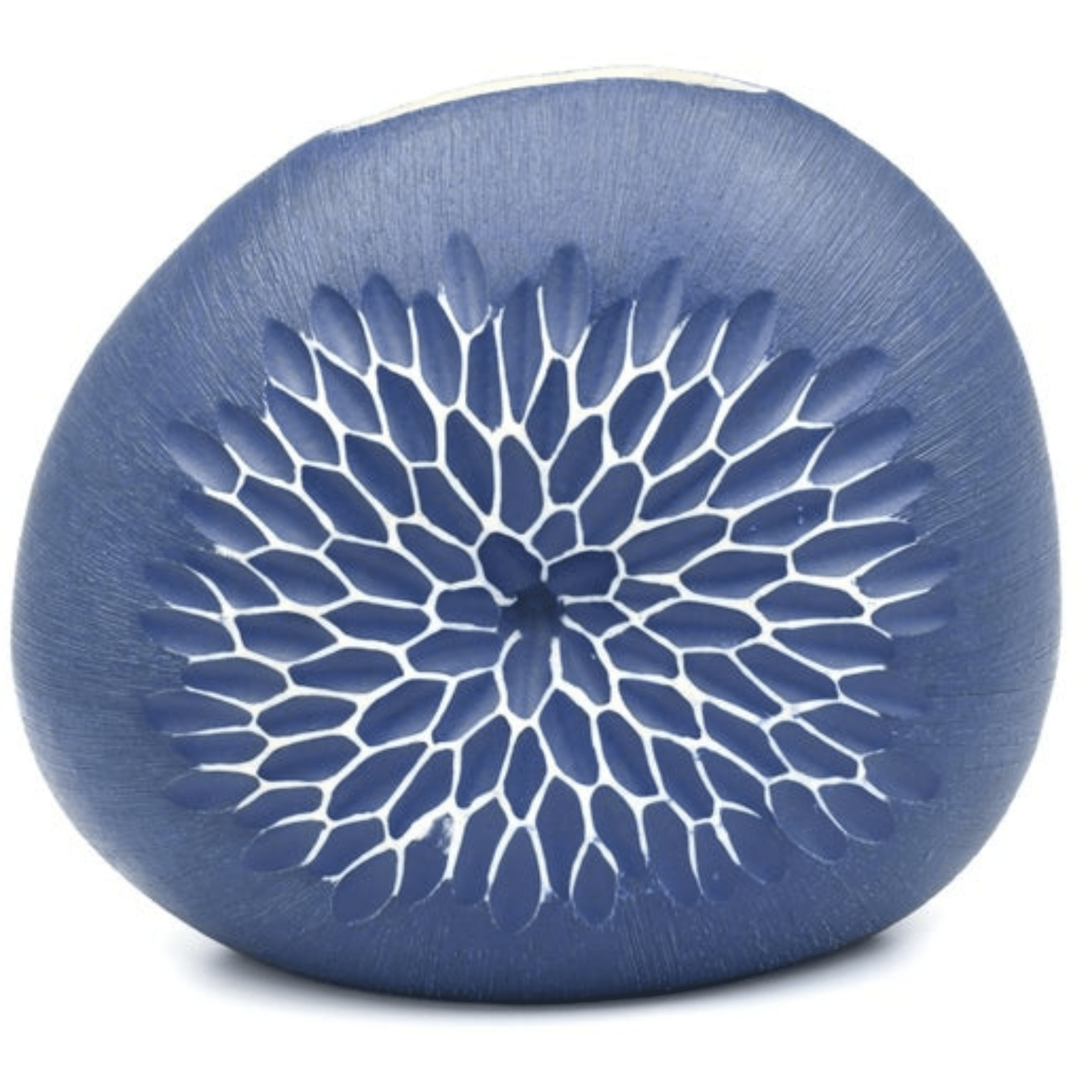 Diva Round Porcelain Bud Vase in Navy - Sea Green Designs