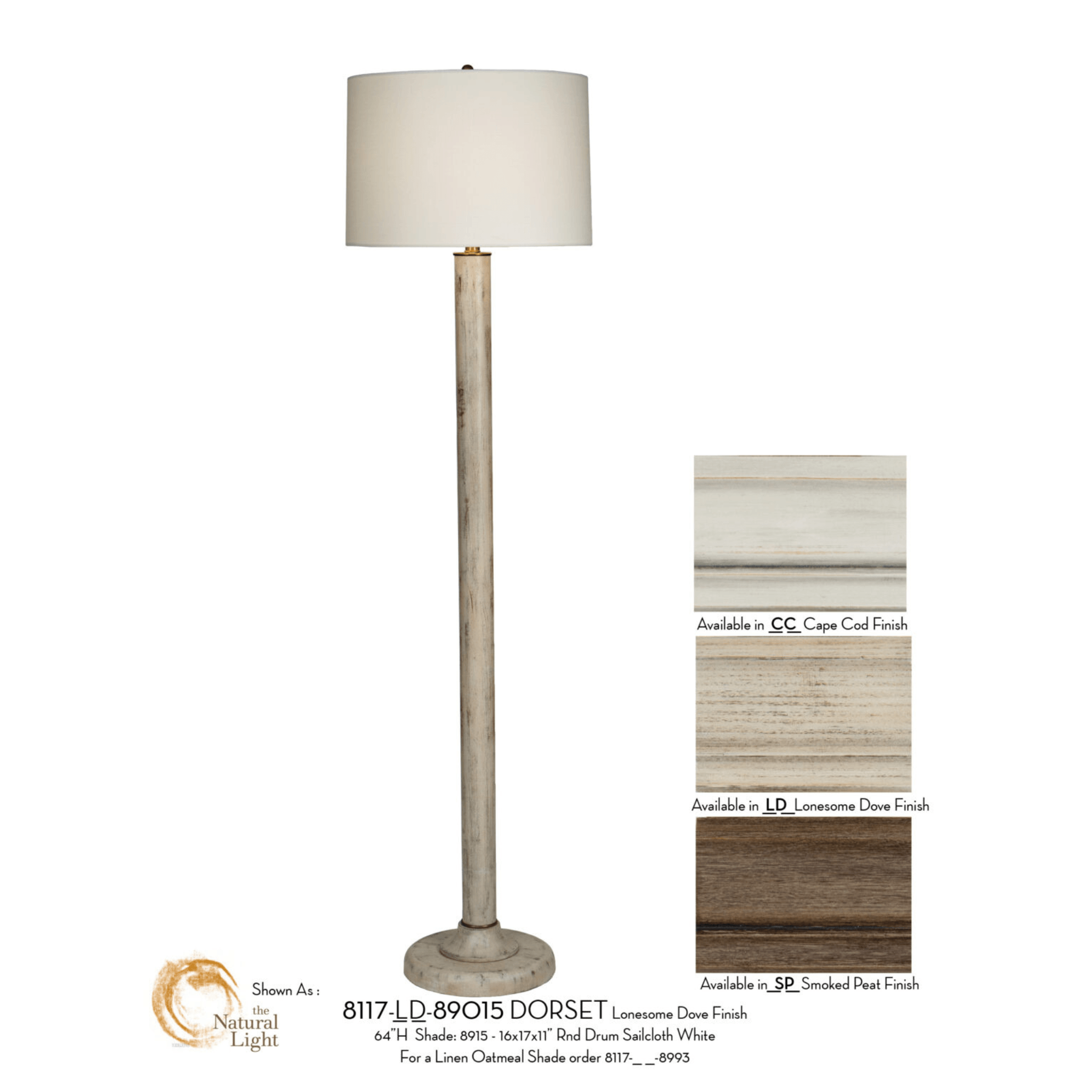 Dorset Floor Lamp - Sea Green Designs
