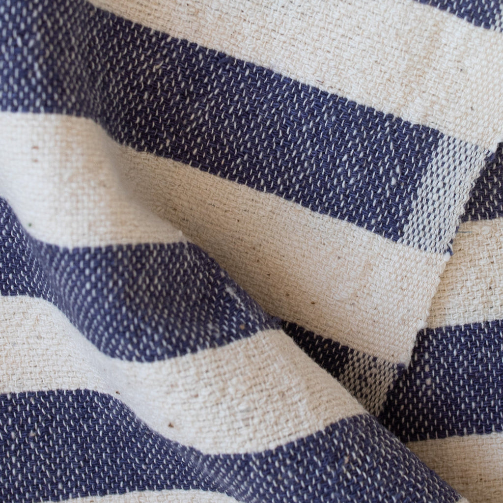 Indigo Stripe Hand Towel - Sea Green Designs