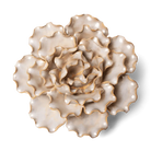 Ceramic Flower Wall Art Lettuce Pearl 6 - Sea Green Designs