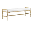 Olisa Natural Bench - Sea Green Designs