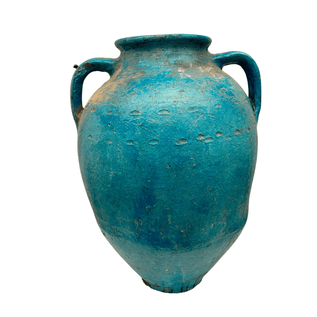 Extra Large Colored Found Amphora, Assorted - Sea Green Designs