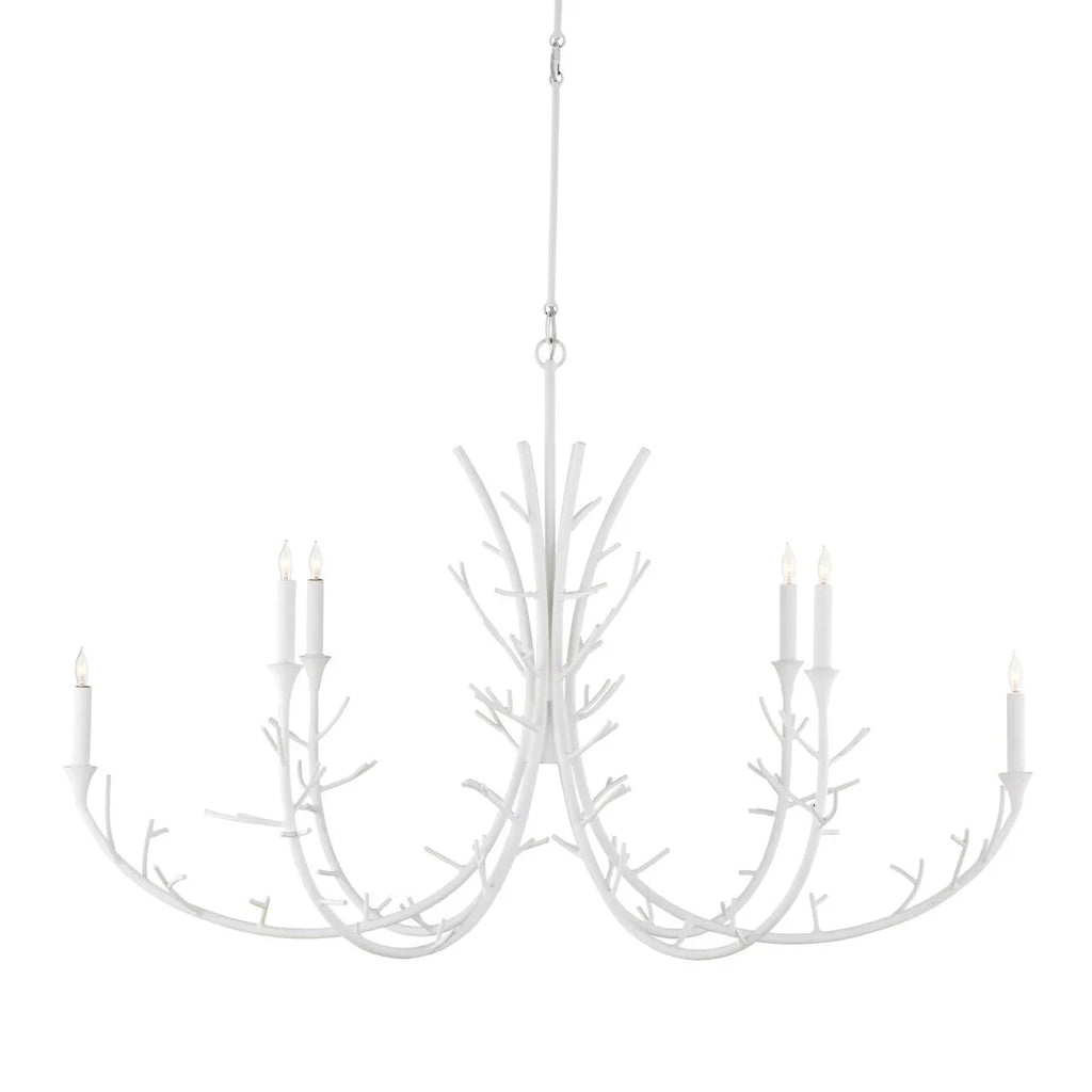 Twiggy Oval Chandelier - Sea Green Designs