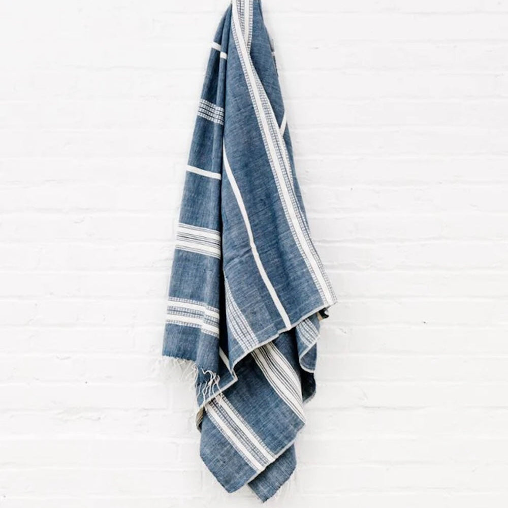 Aden Cotton Bath Towel - Sea Green Designs