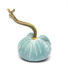 Seafoam Silk Velvet Pumpkin - Sea Green Designs