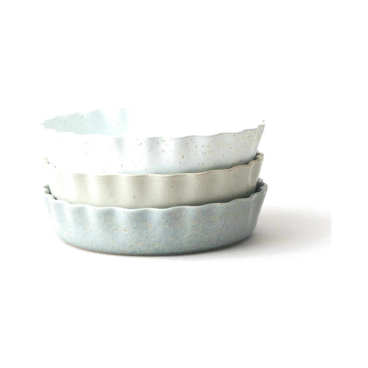 Fieldstone Ruffle Pie Dish