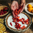 Fieldstone Ruffle Pie Dish