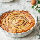 Fieldstone Ruffle Pie Dish