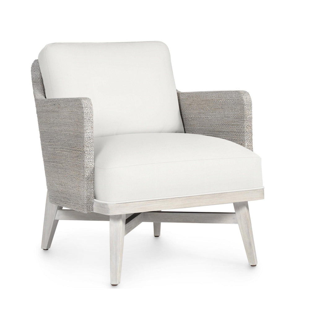 Francis Lounge Chair, Whitewash - Sea Green Designs