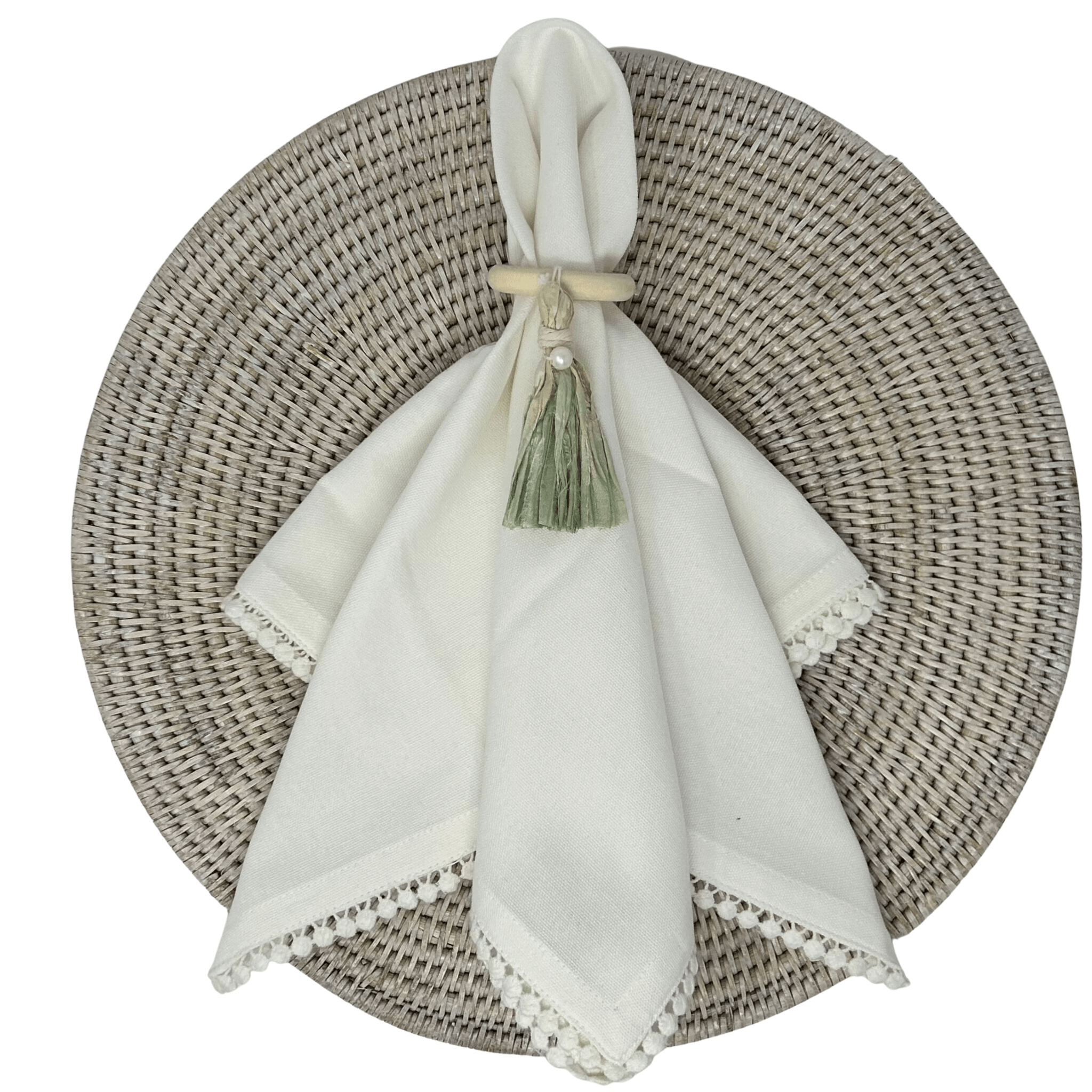 Fresh Water Napkin Ring - Sea Green Designs