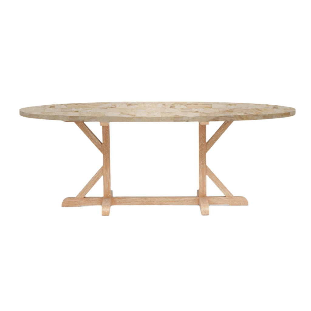 Dane Oval Dining Table - Sea Green Designs