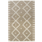 Handwoven Geoblend Rug in Beige/Natural - Sea Green Designs
