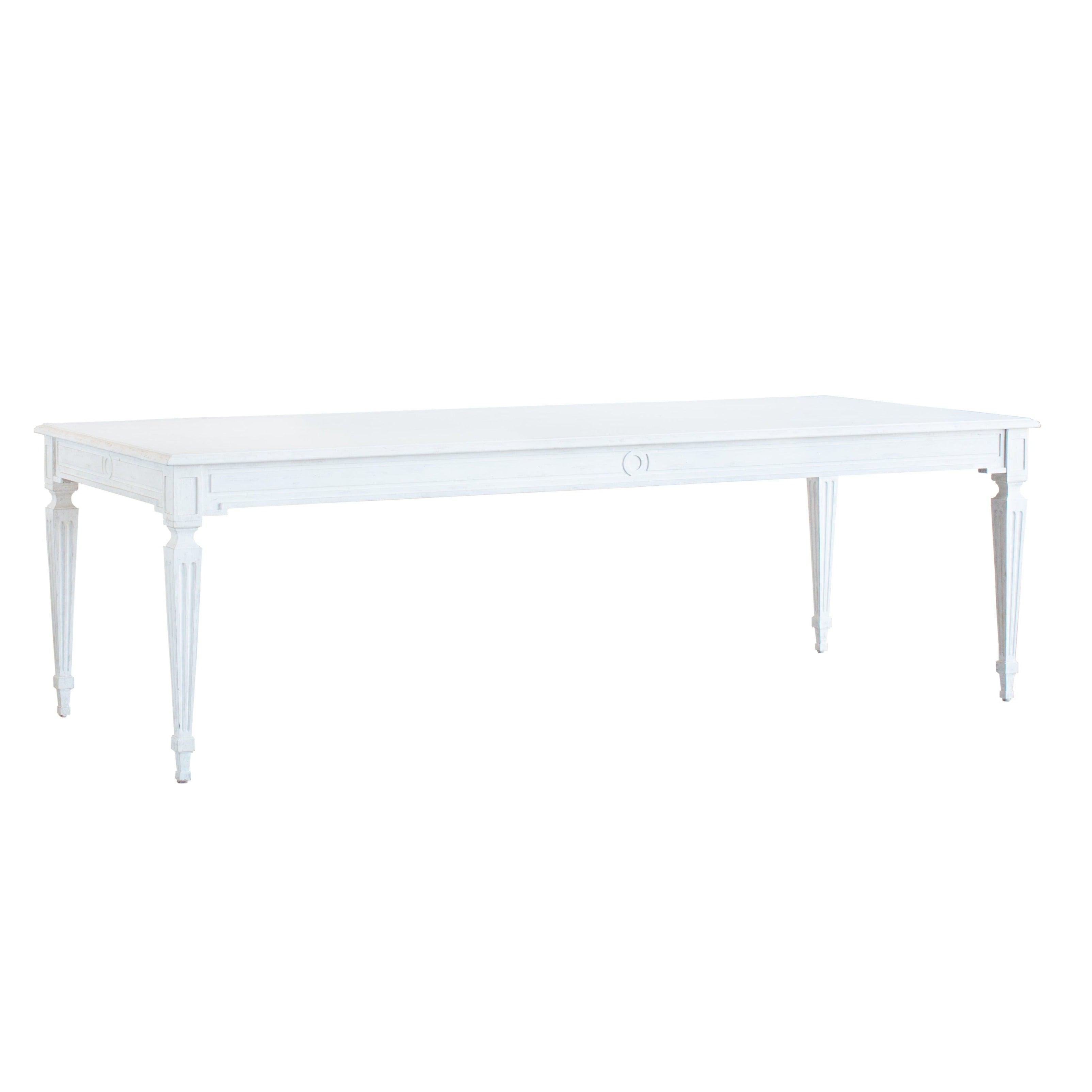 Grande Gustavian Dining Table - Sea Green Designs